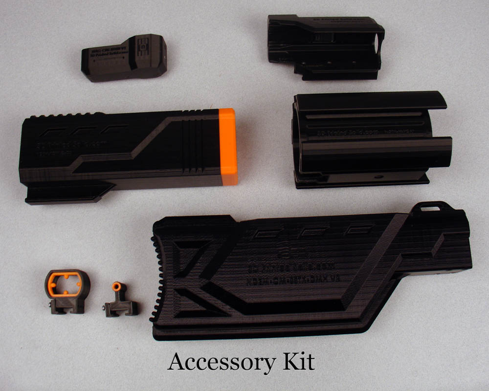 CQC ML Attack Rifle Accessory Kit for Nerf Demolisher 