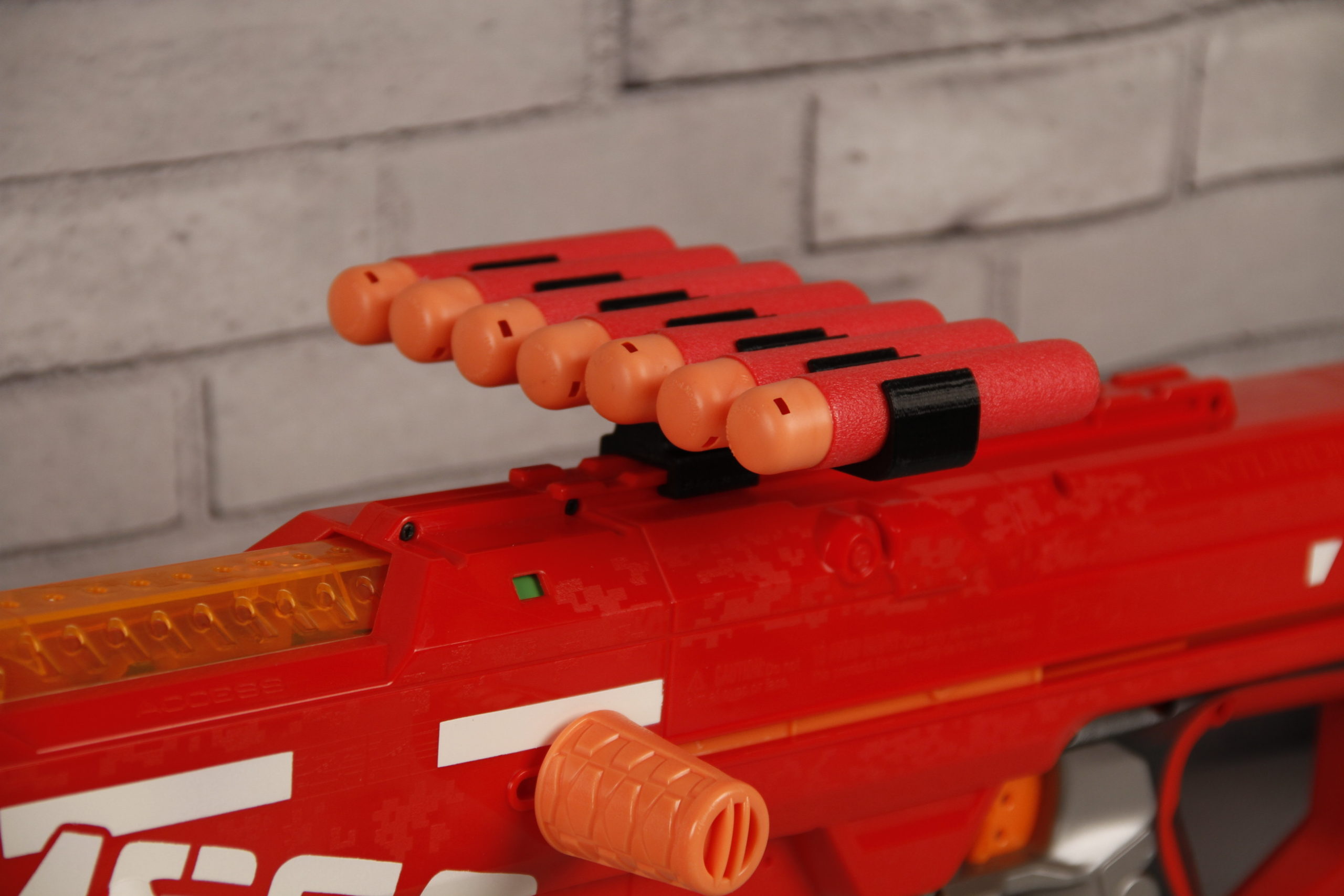 3D Printed 3 5 7 or 11 Round Mega Dart Holder for Nerf 