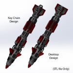 Desktop Missile Design STL File